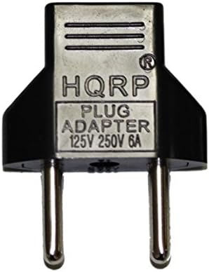 מתאם HQRP AC תואם ל- Philips Shoqbox SB7200 Bluetooth רמקול אלחוטי רמקול חשמל מתאם כבל מטען SHOQ-BOX [UL רשום] + מתאם תקע יורו
